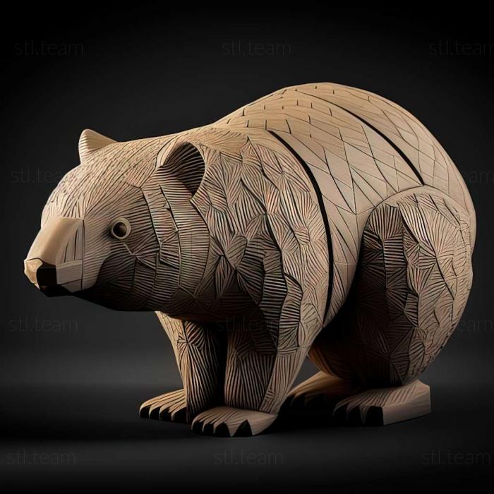 3D model Wombat (STL)